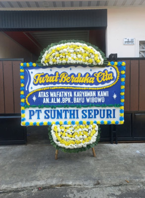 Papan Bunga Duka di Panimbang